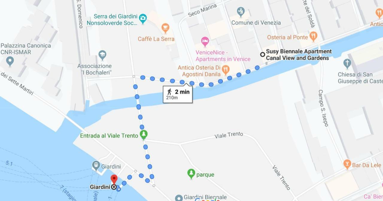 Apartament Susy Biennale - Canal View And Garden Wenecja